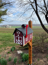 Load image into Gallery viewer, Dutch Barn Mailbox Made from Durable Poly Lumber  | Amish Made | KP002Dutch Barn Mailbox Made from Durable Poly Lumber  | Amish Made | KP002
