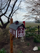 Load image into Gallery viewer, Dutch Barn Mailbox Made from Durable Poly Lumber  | Amish Made | KP002Dutch Barn Mailbox Made from Durable Poly Lumber  | Amish Made | KP002