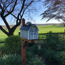 Load image into Gallery viewer, Traditional Barn Style Mailbox | Dutch Barn | Unique Rustic Outdoor Decor | K0002