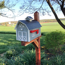 Load image into Gallery viewer, Traditional Barn Style Mailbox | Dutch Barn | Unique Rustic Outdoor Decor | K0002