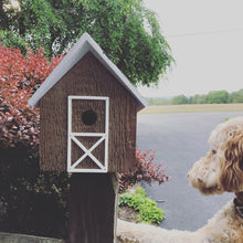 Load image into Gallery viewer, Easy to Clean Wooden Birdhouse | Rustic Amish Outdoor Decor | K0006
