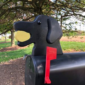 Labrador Retriever with Ball Mailbox | Unique Dog Mailbox | PP003B