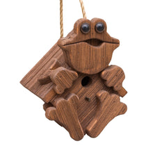Load image into Gallery viewer, Frog Birdhouse | Hand Made from Reclaimed Wood