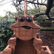 Load image into Gallery viewer, Frog Bird Feeder | Hand Made from Reclaimed Wood