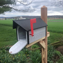 Load image into Gallery viewer, Marbled Poly Lumber Mailbox | Eco-Friendly Recycled Plastic | Durable Quality Craftsmanship | E250