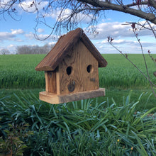 Load image into Gallery viewer, Rustic 2-Hole Birdhouse | Hand Made from Reclaimed Wood | RBH34