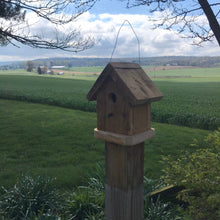 Load image into Gallery viewer, Simple Rustic Birdhouse | Hand Made from Reclaimed Wood | RBH33