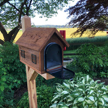Load image into Gallery viewer, Rustic Wooden Mailbox | Metal Box Insert | Made with Reclaimed Wood | B1000
