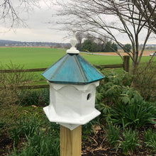 Load image into Gallery viewer, Copper Roof Birdhouse  | Birdhouse with Copper Roof | Wooden Birdhouse | Garden Decor | DBBC