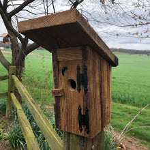 Load image into Gallery viewer, Outhouse Birdhouse | Hand Made from Reclaimed Wood | bh8