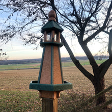 Load image into Gallery viewer, Lighthouse Bird Feeder | Large Feeder  Made with Recycled Plastic | Poly Lumber | E-LH