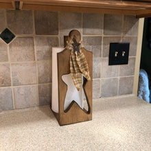 Load image into Gallery viewer, Wooden Paper Towel Holder | Farm House Kitchen | Hand Crafted | Kitchen Decor and Storage | HB002