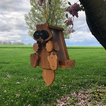 Load image into Gallery viewer, Raccoon Bird Feeder | Hand Made from Reclaimed Wood | BF29