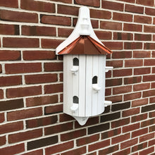Load image into Gallery viewer, Unique Large Birdhouse to Hang on Wall or Fence | 5 Apartments | Copper Roof | EW-1-2-FH