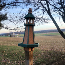 Load image into Gallery viewer, Lighthouse Bird Feeder | Large Feeder  Made with Recycled Plastic | Poly Lumber | E-LH