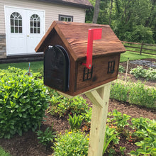 Load image into Gallery viewer, Rustic Wooden Mailbox | Metal Box Insert | Made with Reclaimed Wood | B1000