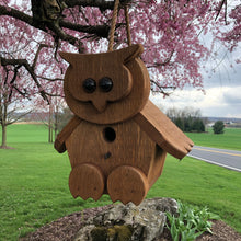 Load image into Gallery viewer, Owl Birdhouse | Hand Made from Reclaimed Wood | BH9