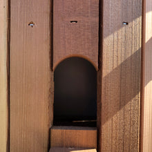 Load image into Gallery viewer, Large Cedar Colored Birdhouse with Copper Roof | Amish Made | EW-10HiCe