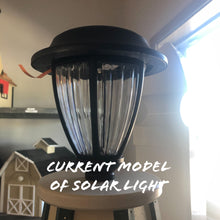 Load image into Gallery viewer, Wooden Mailbox with Solar Lighthouse | K0009