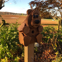 Load image into Gallery viewer, Bear Birdhouse | Hand Made from Reclaimed Wood | BH1