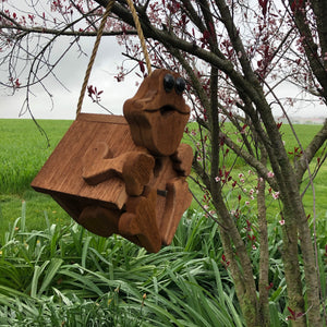Frog Birdhouse | Hand Made from Reclaimed Wood