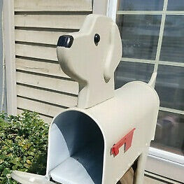 Yellow Lab | Unique Dog Mailbox | pp003