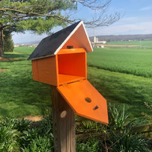 Load image into Gallery viewer, Simple Wooden Birdhouse | Easy to Clean | Rustic Amish Outdoor Decor | K0006