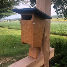Load image into Gallery viewer, Sparrow Resistant Blue Bird Box | Durable Poly Lumber | Amish Made | E102