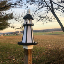 Load image into Gallery viewer, Large Lighthouse Bird Feeder | Made with Recycled Plastic | Poly Lumber | E-LH