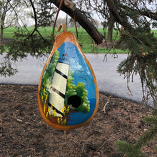 Load image into Gallery viewer, Gourd Birdhouse | Lighthouse