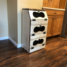 Load image into Gallery viewer, Storage Bin | Potato and Onion Bin | Rustic Farmhouse Decor | TTA-ON