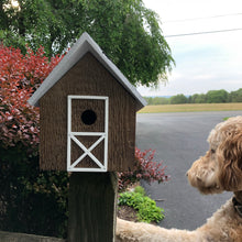 Load image into Gallery viewer, Simple Easy to Clean Birdhouse | Rustic Amish Outdoor Decor | K0006