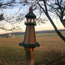 Load image into Gallery viewer, Lighthouse Bird Feeder | Large Feeder  Made with Recycled Plastic | Poly Lumber | E-LH