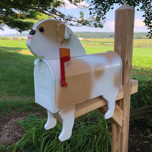 English Bulldog Mailbox | Unique Dog Mailbox | pp015