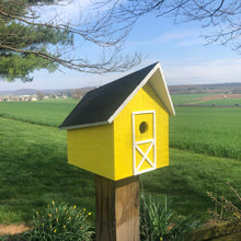 Load image into Gallery viewer, Easy to Clean Wooden Birdhouse | Rustic Amish Outdoor Decor | K0006