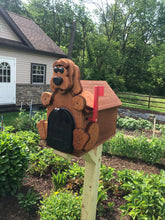 Load image into Gallery viewer, Adorable Puppy Mailbox | Metal Box Insert | Made with Reclaimed Wood | B1003
