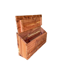 Load image into Gallery viewer, Cedar Mail Mount Mailbox | City Mailbox | Simple and Beautiful Cedar Mailbox | SB066