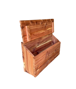 Cedar Mail Mount Mailbox | City Mailbox | Simple and Beautiful Cedar Mailbox | SB066