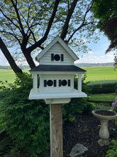 Load image into Gallery viewer, Rustic Manor Birdhouse – Handmade Reclaimed Wood Country Cottage Birdhouse | SVBH001