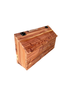 Cedar Mail Mount Mailbox | City Mailbox | Simple and Beautiful Cedar Mailbox | SB066