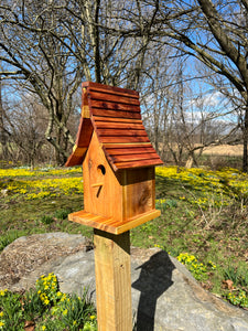 Cedar Birdhouse Porch Décor | Garden Décor | F0008