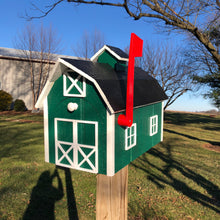 Load image into Gallery viewer, Traditional Barn Style Mailbox | Unique Rustic Outdoor Decor | K0002