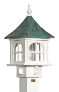 Bethany Bird Feeder | Beautiful and Unique Cupola Design | Copper Roof | BFBT