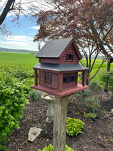 Load image into Gallery viewer, Rustic Manor Birdhouse – Handmade Reclaimed Wood Country Cottage Birdhouse | SVBH001