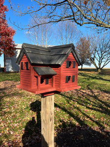 Cottage for Your Neighborhood Birds! | Large Birdhouse | Reclaimed Materials | Amish Made | SH-BH4