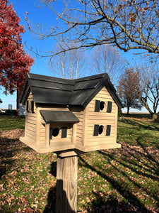 Cottage for Your Neighborhood Birds! | Large Birdhouse | Reclaimed Materials | Amish Made | SH-BH4
