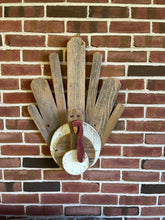 Load image into Gallery viewer, Rustic Turkey Wall Decor – Handmade Reclaimed Wood Thanksgiving Decoration | ST001