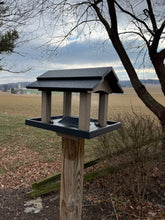 Load image into Gallery viewer, Large Poly Lumber Bird Feeder – Post Mounted | KF1000