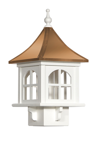 Bethany Bird Feeder | Beautiful and Unique Cupola Design | Copper Roof | BFBT