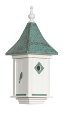 Load image into Gallery viewer, Beautiful Castle Birdhouse with 1 Hole and Copper Roof | BHCS